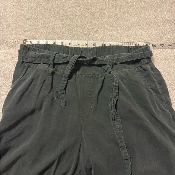 Cloth and Stone Marcell Culotte Pants Tencel Chambray High Rise Pull On Grey - Picture 6 of 15